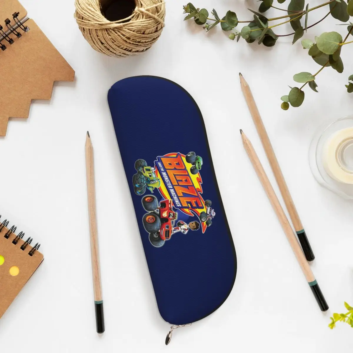 Blaze And The Monster Machines Crew Pencil Case Pencil Pouch Storage Stationery Supplies Pen Box Pencil Bag for Boy Girl School