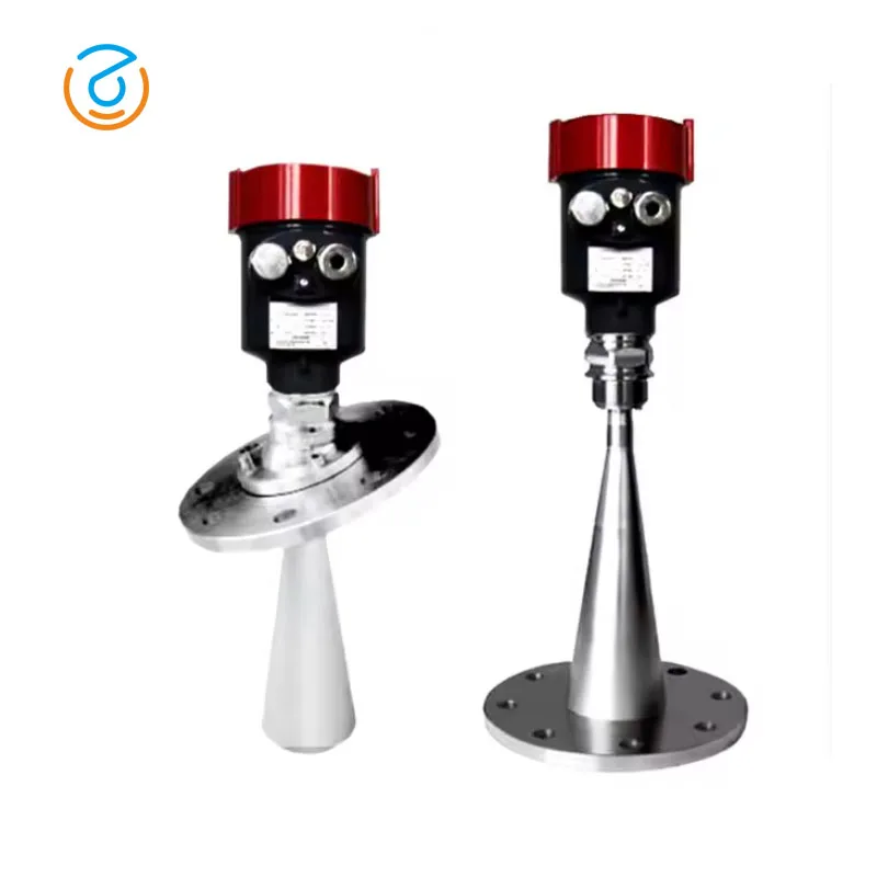 مستشعر قياس الاتصال المباشر، صلب، مسحوق، جزيئات، حبيبات سائلة ZHIAN-609 مقياس مستوى رادار الموجة الموجهة