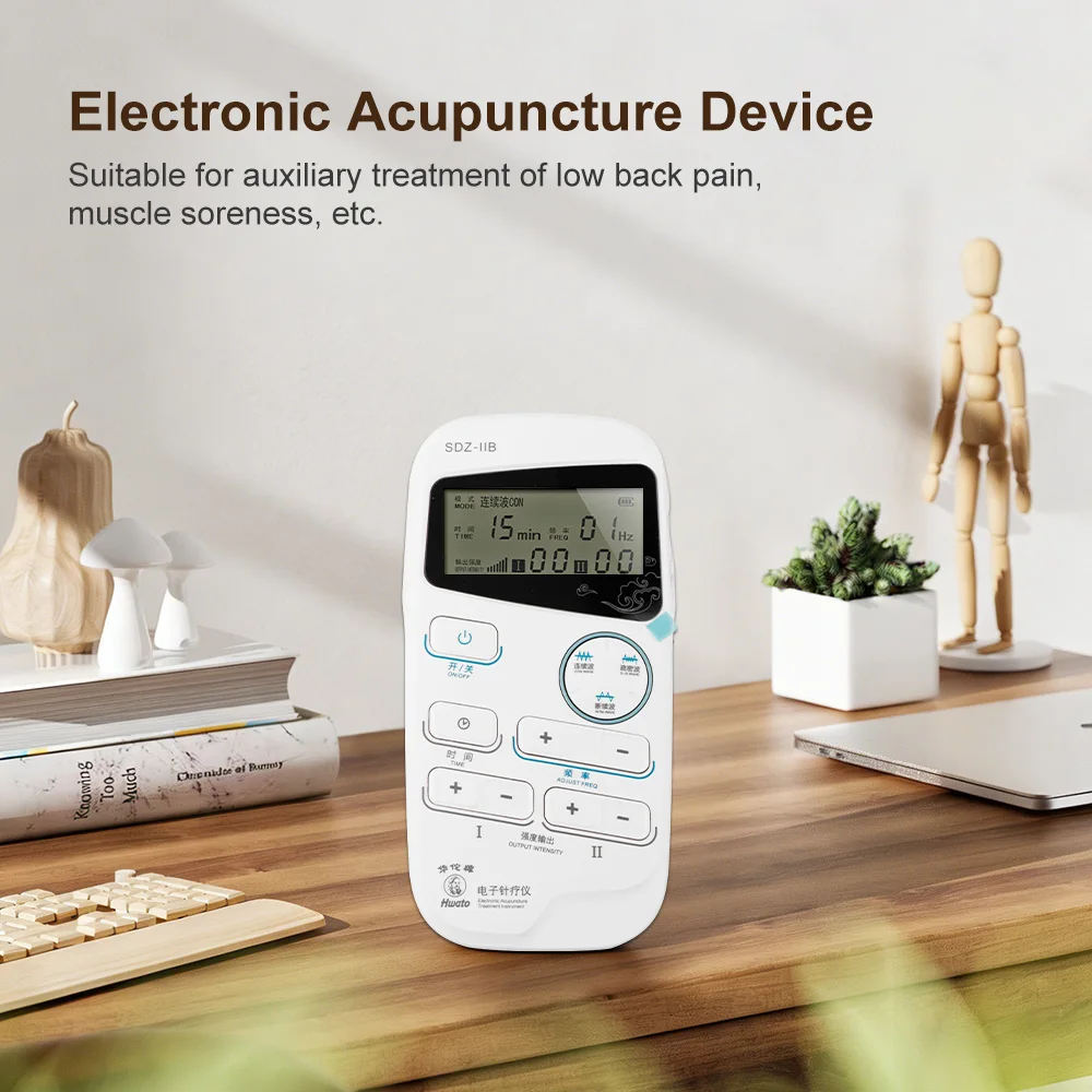 

TENS Electro Acupuncture Stimulator Machine Nerve and Muscle Electroacupuncture Therapy 2 Output EMS Massager EMS Massage Device