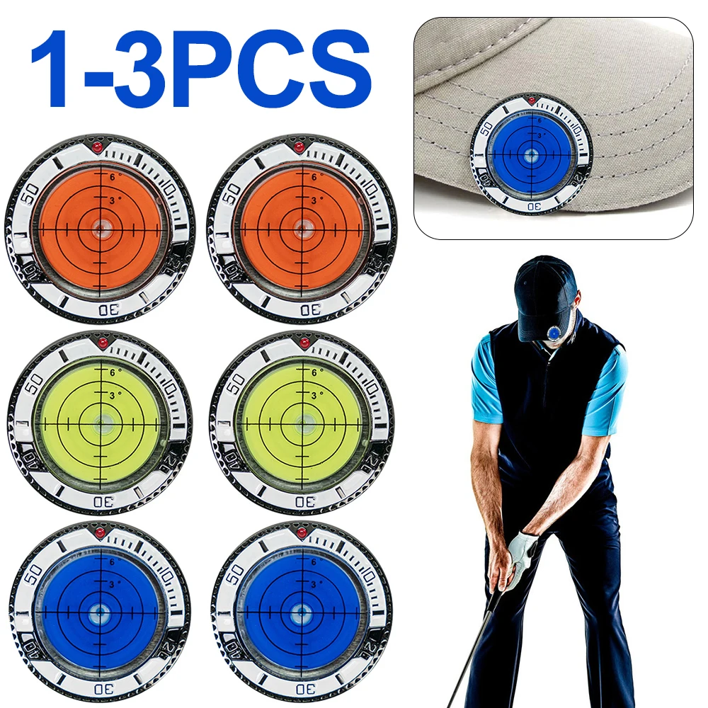 Golf Ball Marker High Precision Golf Slope Putting Level Reading Ball Marker Metal Golf Accessories