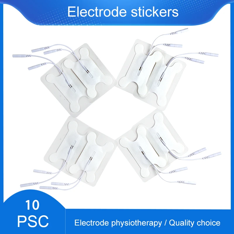 

10pcs Nerve Stimulator Silicone Gel For Tens Acupuncture Physiotherapy Machine Digital Therapy Machine Massage Sticker