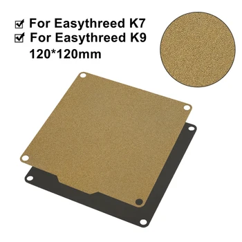 Per Easythreed K7 K9 Build Plate Texture Pei Spring Steel 120x120mm PEI bifacciale con base magnetica per mini stampante 3D