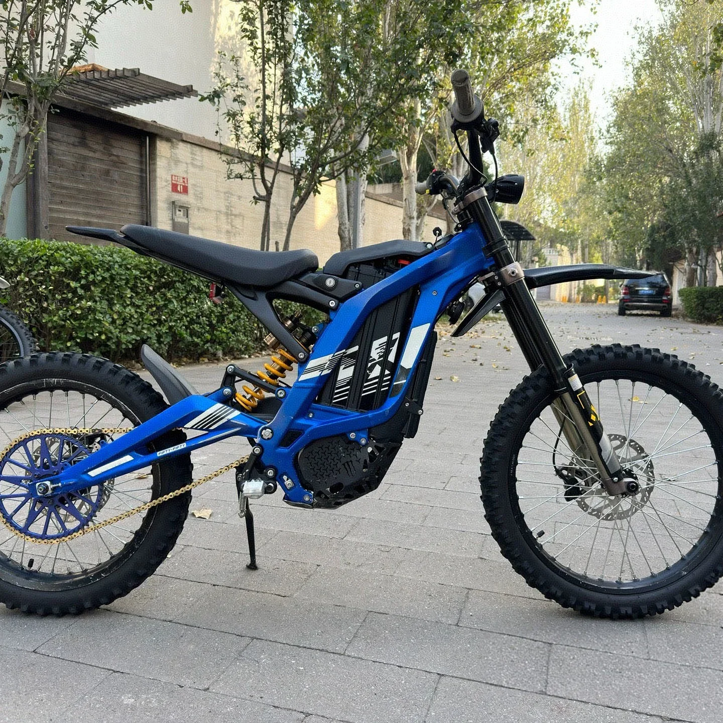 SXLL 2024 Sales off Road Electric Dirt Bike Long Range Motorcycle 60V 40AH Central Motor Light Bee X Adults 6000W Good Quality
