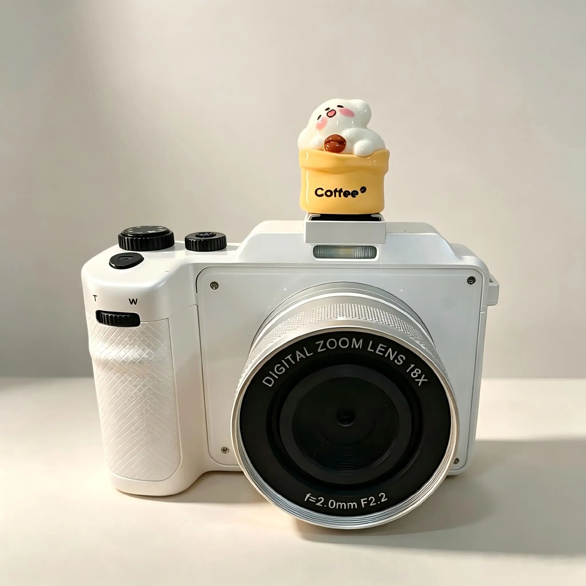 Cartoon Coffee Puppy Hot Shoe Cover, Kawaii Dog Hot Shoe Cap,3D Decorative Dustproof Universal For Canon Sony Nikon Fuji Olympus
