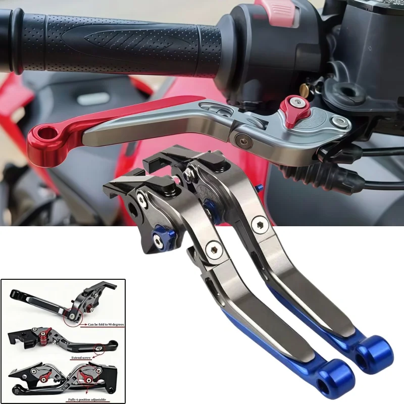 

Комплект тормозных рычагов мотоцикла для Honda Z125 Monkey Bike 2018-2021 CB300R 2019, рычаги ручки, складные, регулируемые