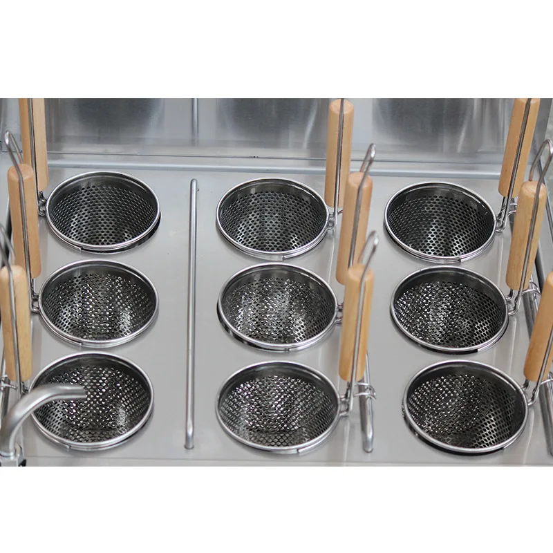 Commercial kitchen equipment energy-saving nine-head electric noodle pot multi-head hot pot dumplings spicy hot pot