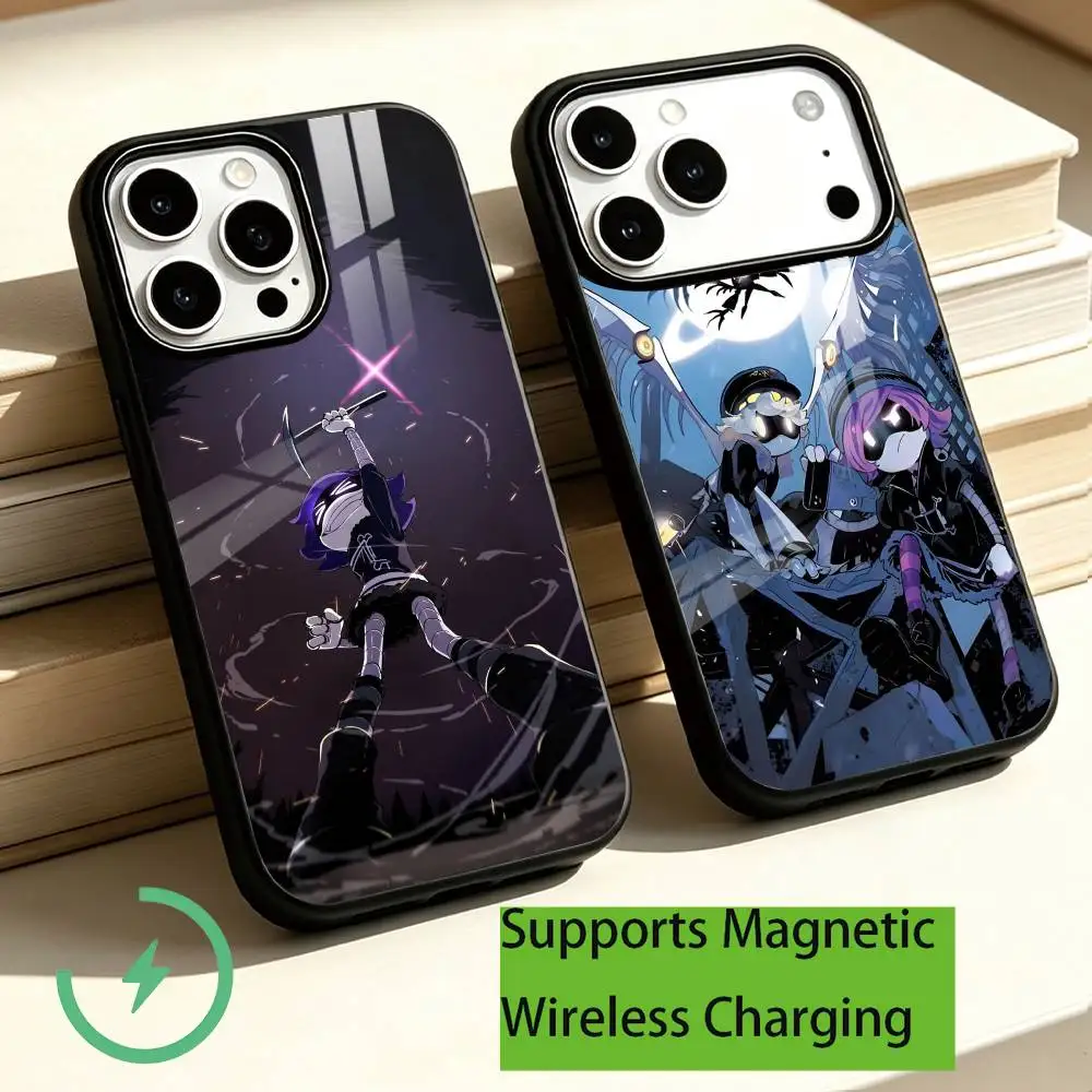 Cute cartoons Murder Drones Phone Case For iPhone18,17,16,15,14,13,12,11 Plus,Pro Allows magnetic wireless charging Gift