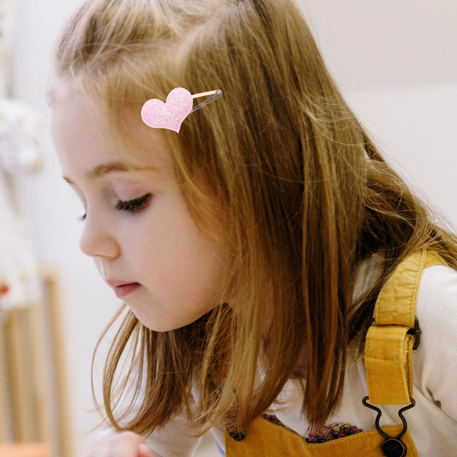 

Glitter Sequin Hair Clips For Heart Butterfly Crown Sparkly 'S Hair Barrettes Cute Stylish Hairpin Party