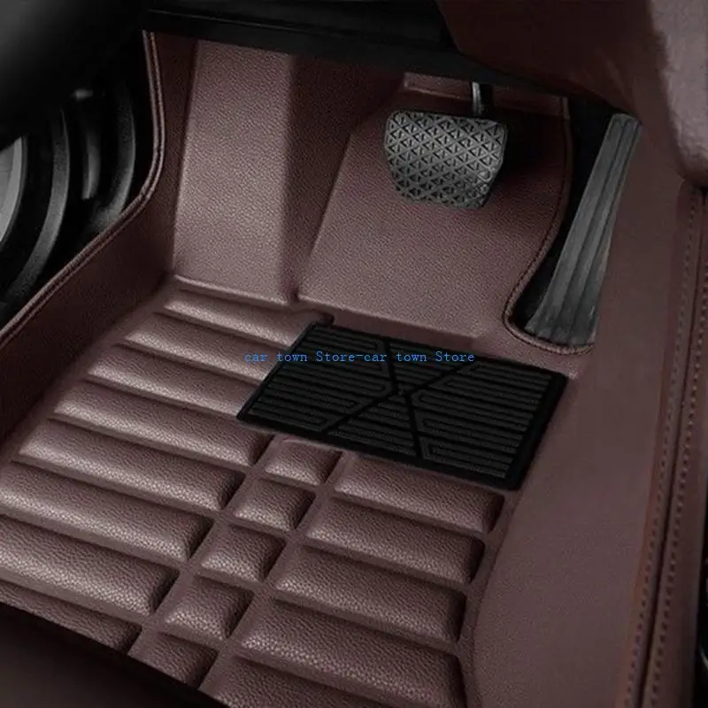 لوحة كعب قدم صناعية من RXJE وسادة دواسة من مادة PVC مقاومة للانزلاق لشاحنة السيارة