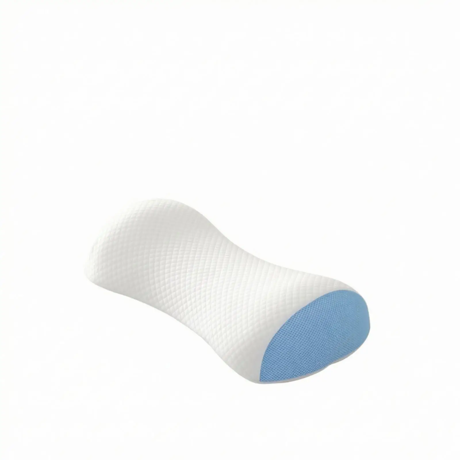 Memory Foam Pillow Contoured Low Profile Waist Support Ergonomic Cushion Pillow for Back Pain Relief While Sleeping