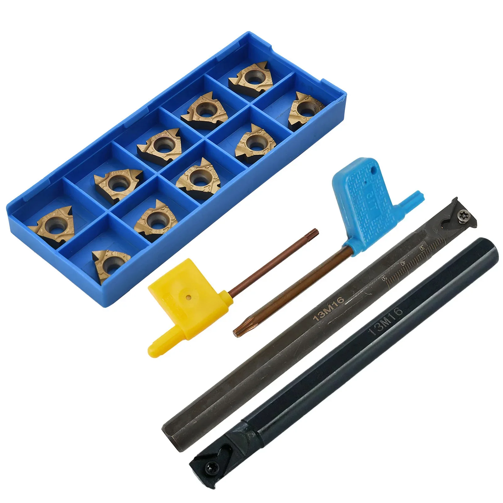 

5/8" SNR0013M16 SNL0013M16 External/Internal Threading Boring Bar With 16IR/ER Alloy Steel Boring Bar + Insert