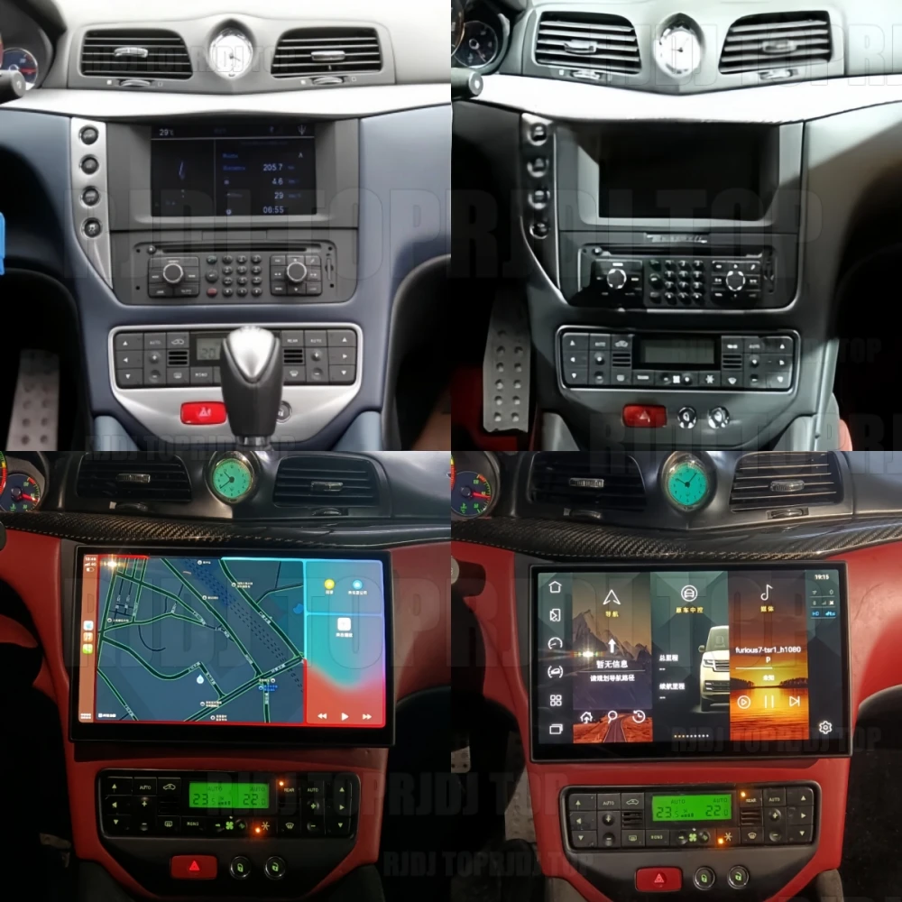 For Maserati Gran Turismo GT GC 2007-2019 Car Radio Wireless CarPlay Android Auto Screen GPS Navi Multimedia Player Head Unit 5G