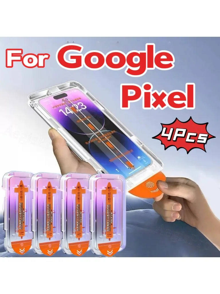 4 pièces protecteur d'écran complet pour Google Pixel 8 9 10 Pro 9 9a 10 9 8 Pro XL 8A 8A 8 accessoires protecteur d'écran pour Google 10 Pro