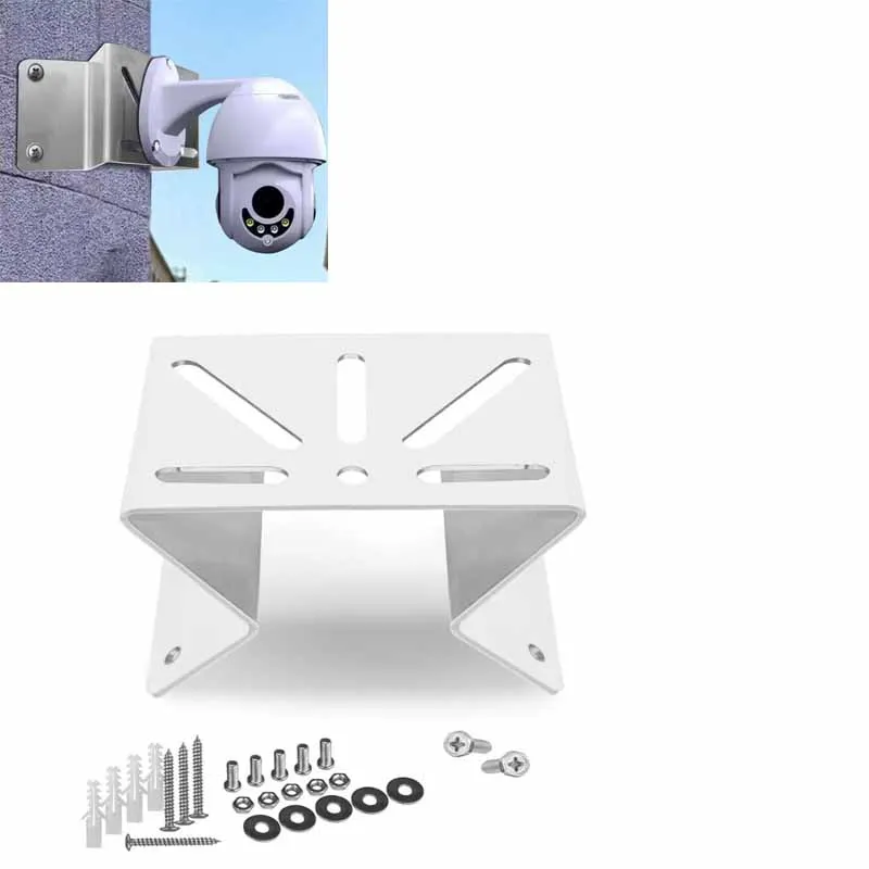 

Solution Monitor Wall Mount Corner Mount Bracket Compact Size Rust Resistant Material Gutter Metal Channel Solar Camera Holder