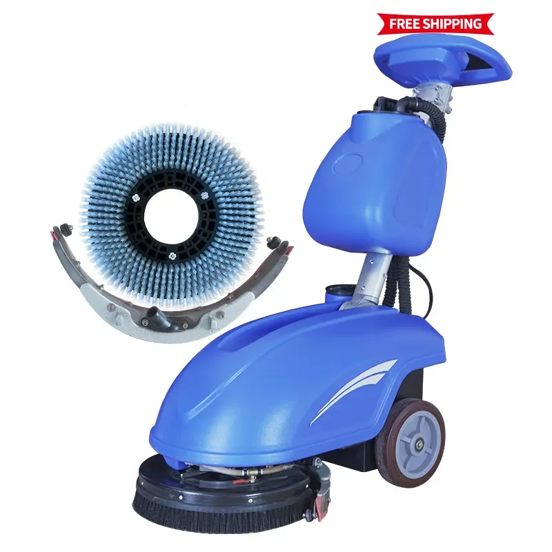 CleanHorse K4 High Quality Cylindrical Brush Compact Mini Floor Scrubber Machine