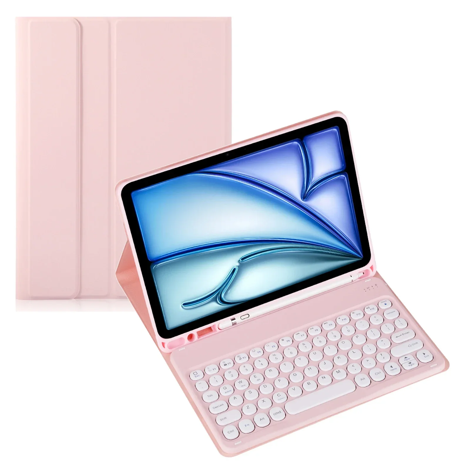 

Circular Keyboard Case&Mouse for Samsung Galaxy Tab S10 FE 10.9" Tablet Korean/Russian/Turkish/German/Portuguese Keyboard Cover