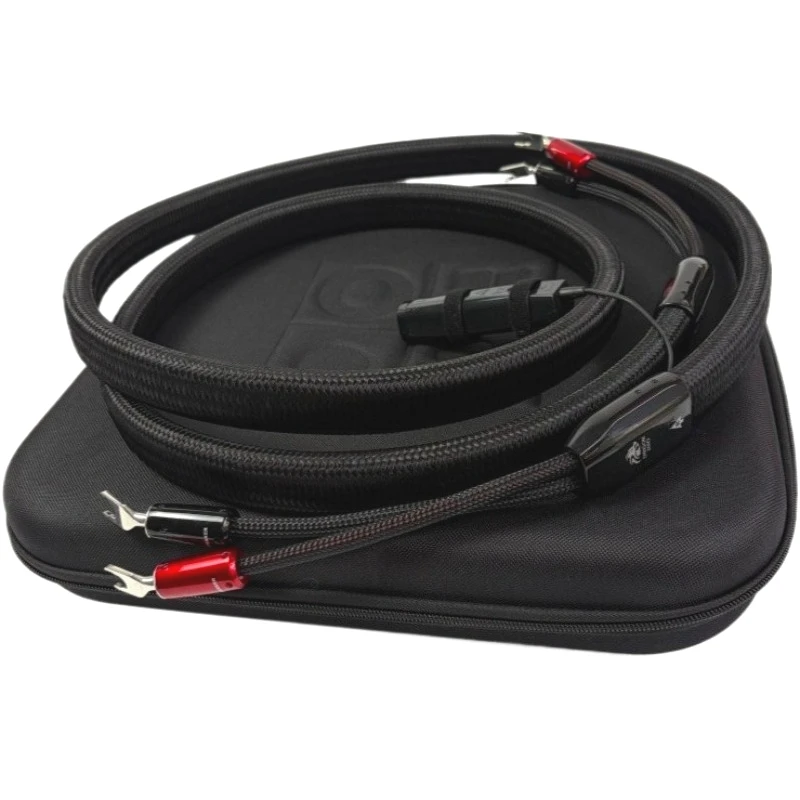 1 Stück Neues Dragon Center Lautsprecherkabel Zero & Bass PPS Silber Biwire Combo HiFi Audio Verstärker Lautsprecherkabel