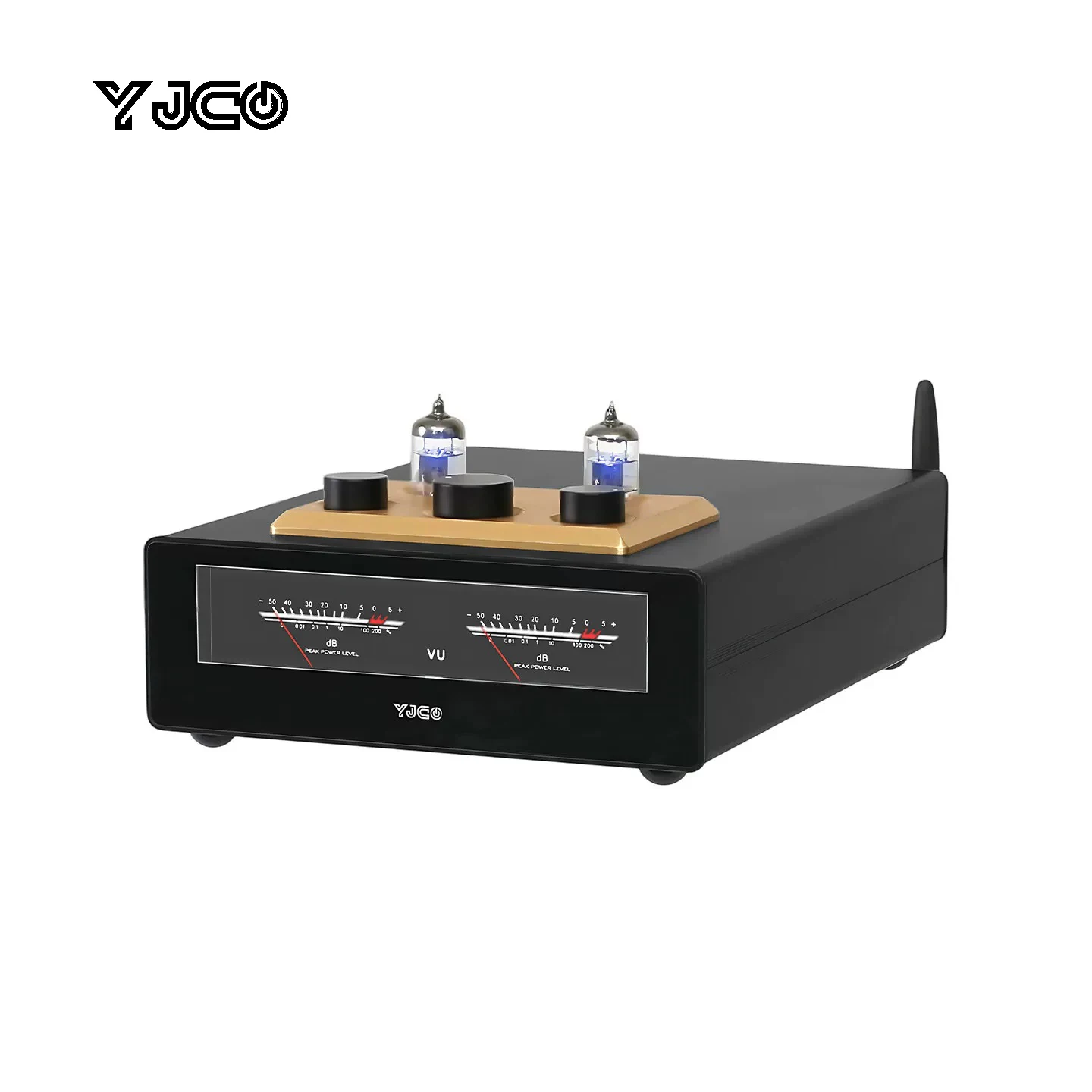 YJCO D325J‑PRO Tube Amplifier 6J1 Vacuum Tube HiFi Power Amp TPA3255 300W×2 Bluetooth 5.4 LDAC USB XLR RCA Audio Input