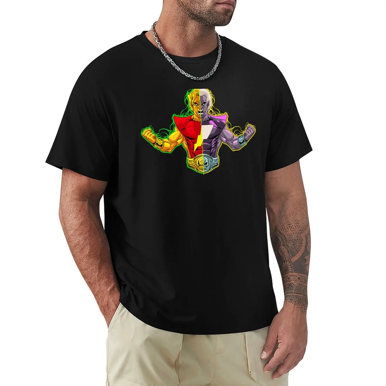 Warlock and Magnus T-Shirt man t shirts for men T-Shirt