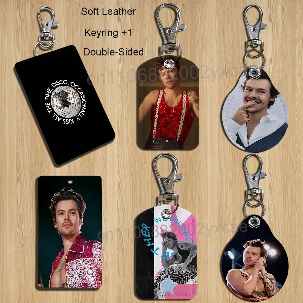 

Kiss All The Time Harry Styles Card Holder Keychain Key Ring Door Lock Access Protective Case For Security Gift