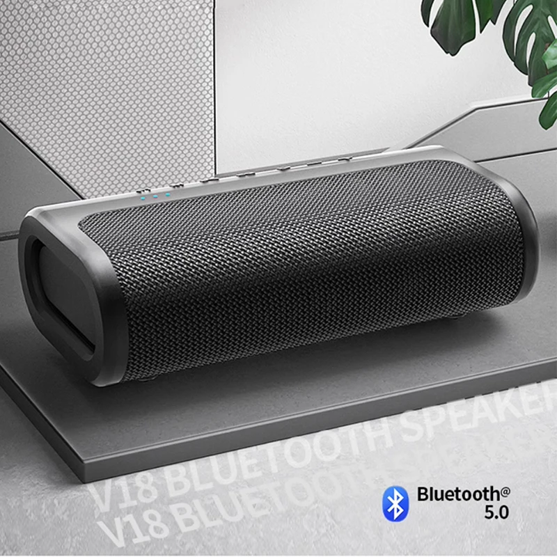 80W Wireless Bluetooth Speaker Portable IPX5 Waterproof Outdoor Subwoofer Stereo Surround Speakers HIFI Speaker TF Boom Box