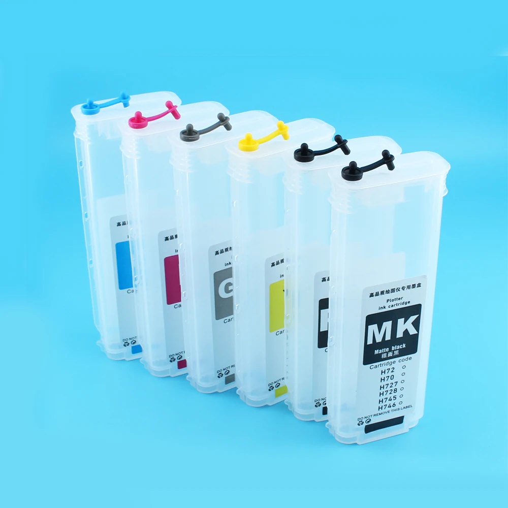

For HP 72 hp72 Refill Ink Cartridge with ARC Chip for HP Designjet T610 T620 T770 T790 T1100 T1120 T1200 T1300 T2300 printer