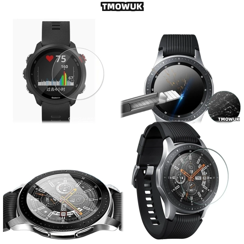 

For Samsung Gear Sport Gear 2 3 4 zero Shockproof Tempered Glass Screen protector 9H Hardness Anti-Scratch Bubble-Free