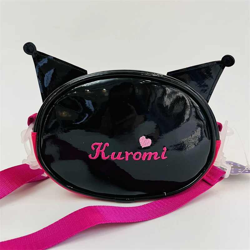 Kuromi-Bolsos cruzados de Anime para niños, bolso de hombro de dibujos animados, bolso de almacenamiento informal, bolso de mensajero, regalo