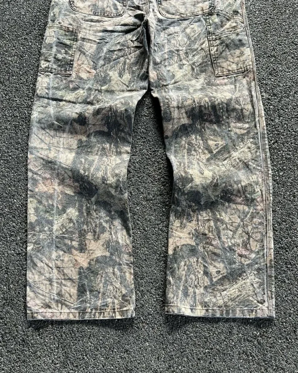 Y2k Camouflage Jeans High Quality Retro Oversize Cargo Denim Pants Fashion Men Clothing Straight Leg Wide Leg Jeans Streetwear