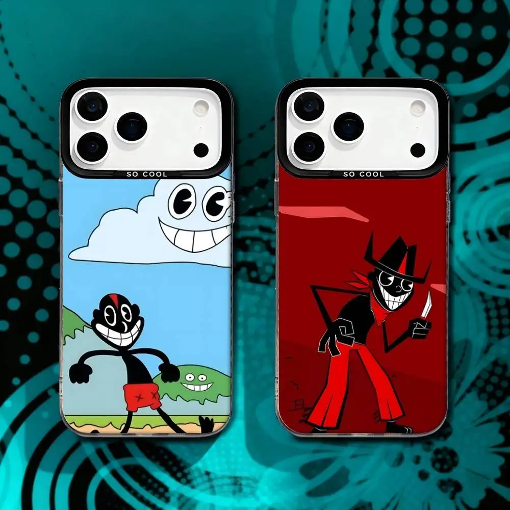 

L-Lil Darkie USD For iPhone 17,16,15,14,13,12,11,X,8,7,Pro,Max,Plus,SE4,Air,Mini Durable Hard Shell Matte