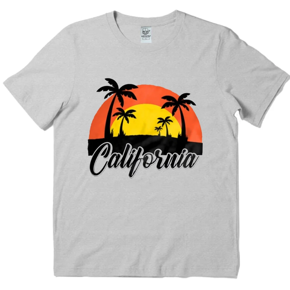 California Tops Los Angeles Tees LA Shirt California Gift Cali Shirt Printed T-shirt Tops Fit Sweatshirt for Daily Wear