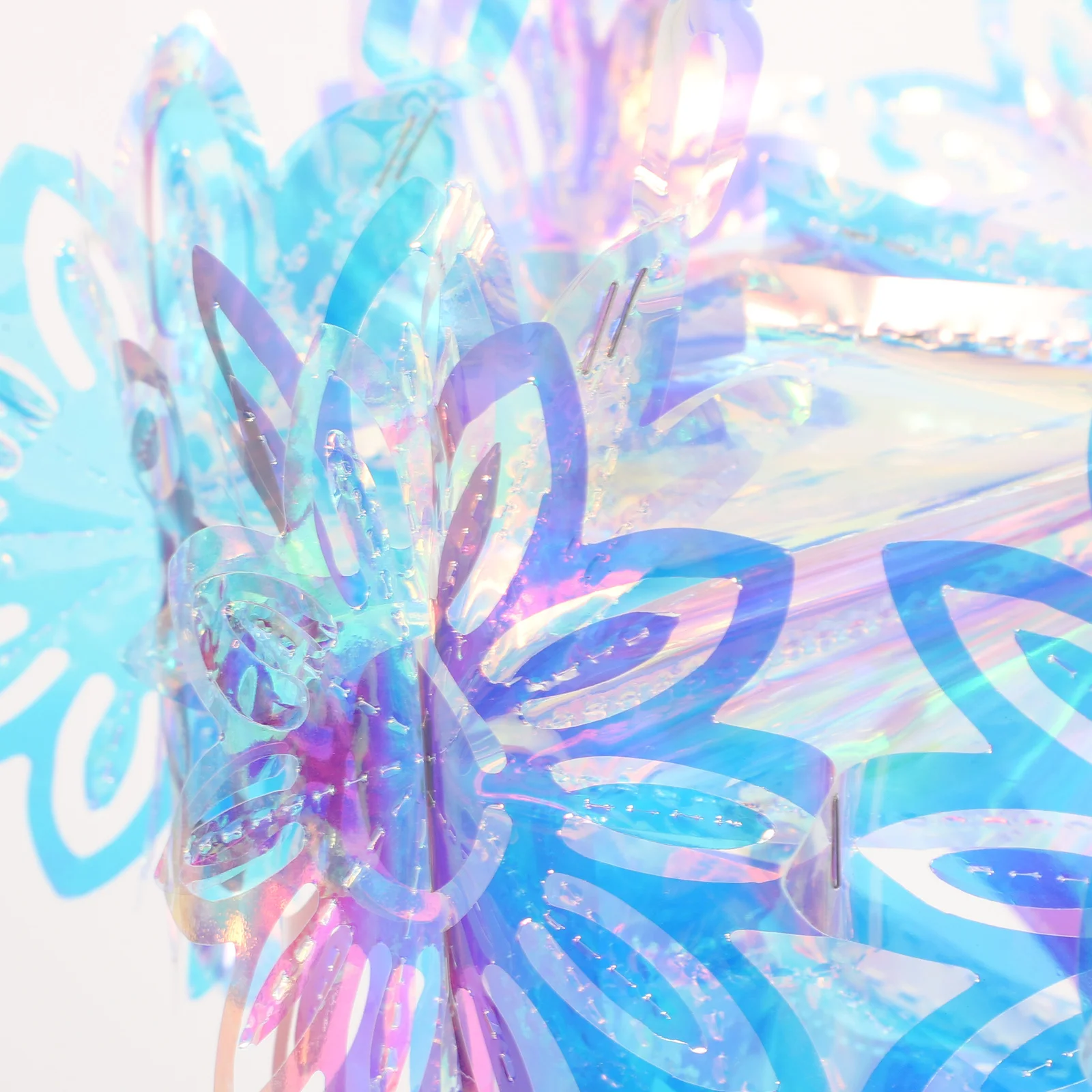 

Iridescent Ceiling Hanging Decor Wedding Party Rainbow Film Ornament Festival Anniversary Christmas Valentines Day Decoration