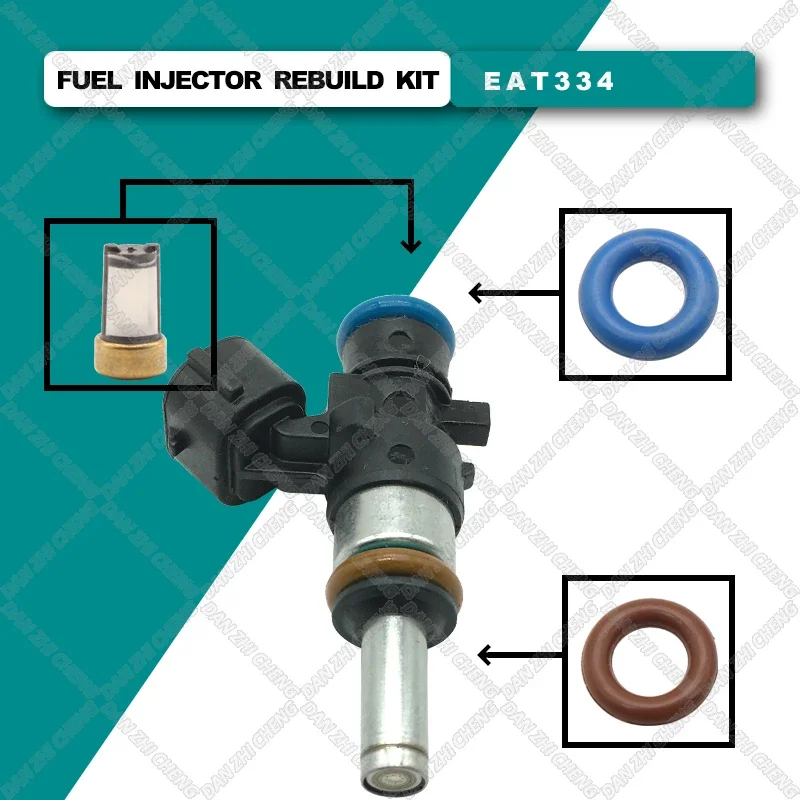 

6 set Fuel Injector Service Repair Kit Filters Oring Seals Grommets For Mitsubishi EAT334