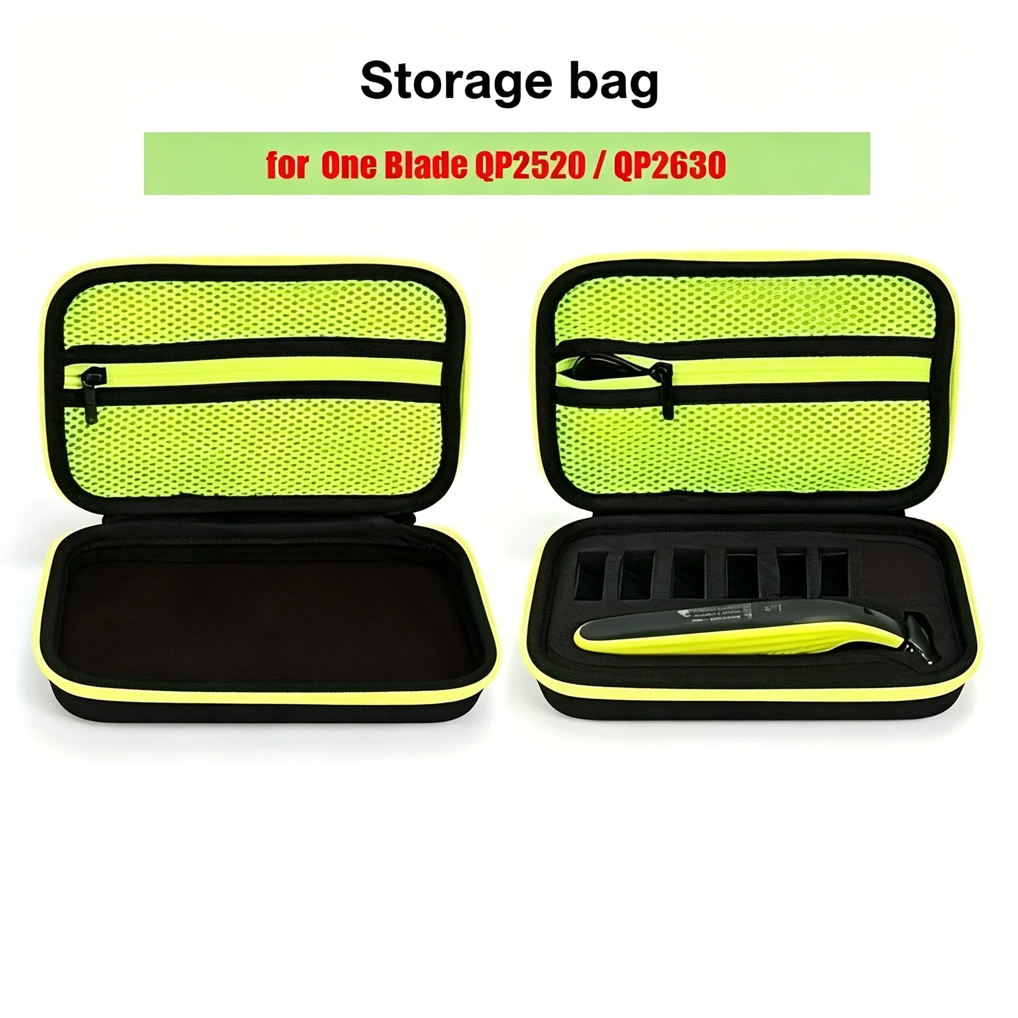 Storage Case for Philips Shaver Electric Trimmer Shaver Travel Case Storage Bag for Philips One Blade QP2530/2520