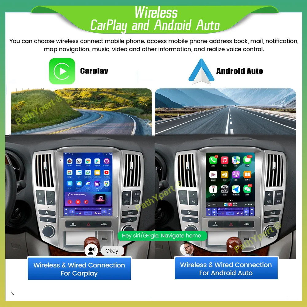 Android 15 Multimedia Player Car Radio For Lexus RX RX300 RX330 RX350 RX400 RX450 Harrier 2003-2015 Wireless Carplay Auto BT DSP