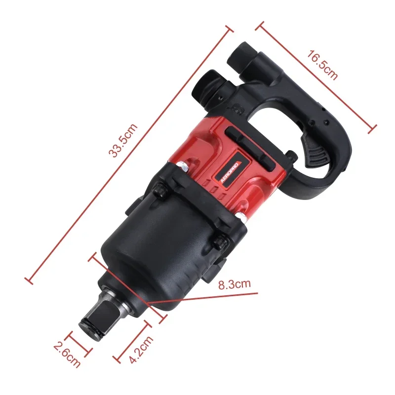 AEROPRO AP7463 Chiave a percussione pneumatica da 1 '' per impieghi gravosi 2000 Nm Chiave a percussione a coppia elevata di grandi dimensioni Strumento di riparazione auto