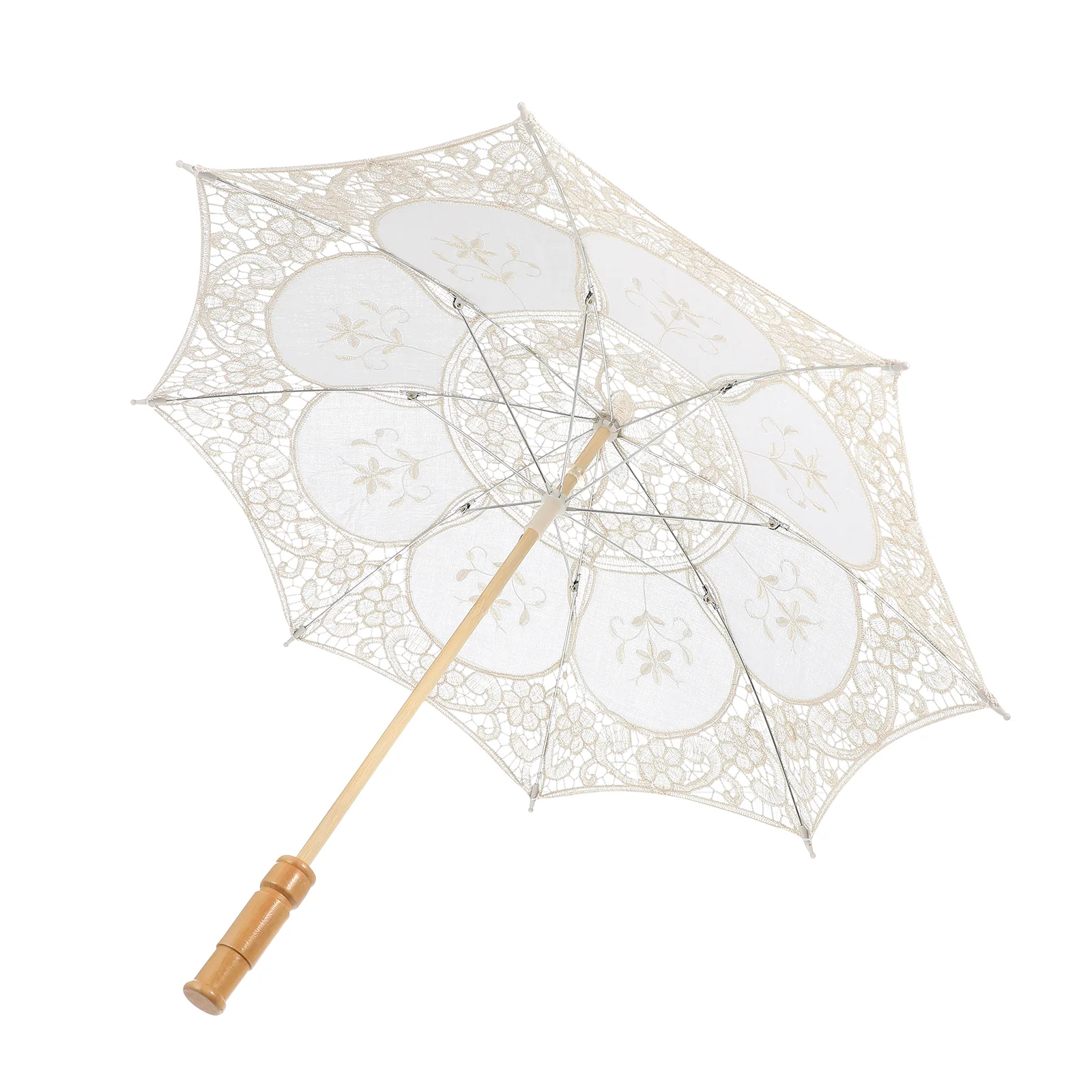 Handmade Bridal Umbrella Lace Parasol Wedding Photo Props Decorative Umbrella Wedding Bridal Umbrellas Wedding Clear Unbrella