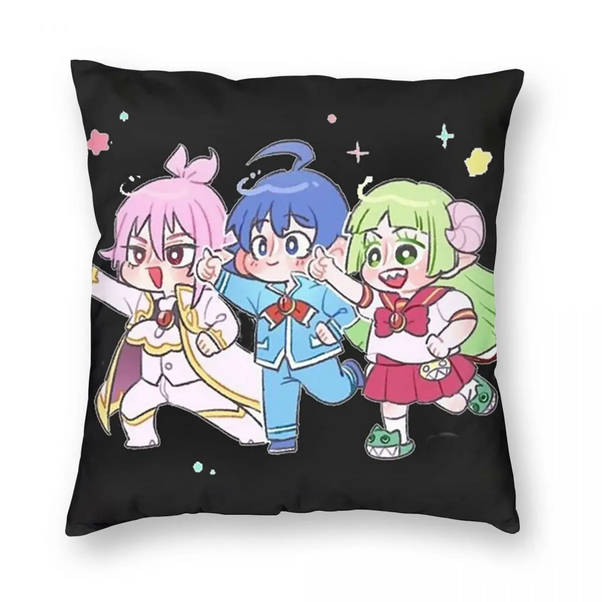 

Anime Welcome To Demon School Iruma Kun Square Pillowcase Pillow Cover Cushion Throw Pillow for Home Sofa Living Room