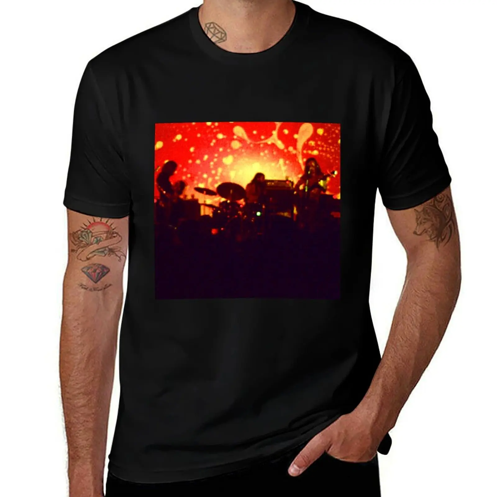 

Psychedelic Light Show by Captain Whizzo T-Shirt anime summer 2025 Personalized t-shirt t shirts for men cotton