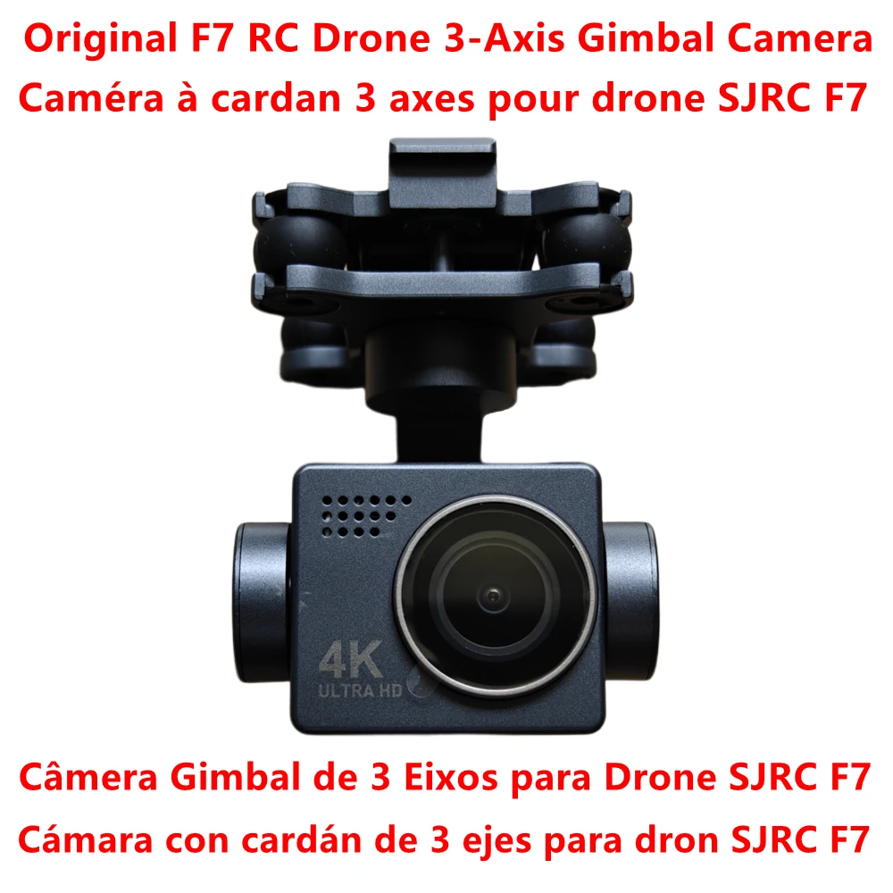 

Original 3-Axis Gimbal EIS 4K Camera WIFI Module For SJRC F7 F7S Pro FPV RC Drone Quadcopter Spare Parts Replacement Accessories