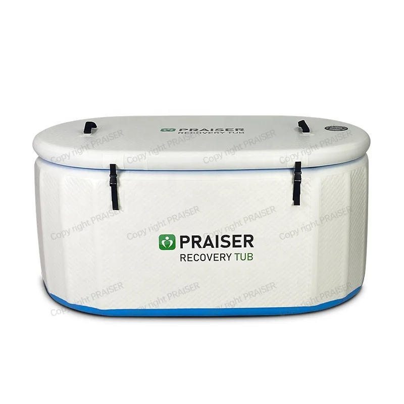 Collapsable Cold and Hot Plunge Bathtub Ice Bath Flexible Barrel Pool Spa Tub