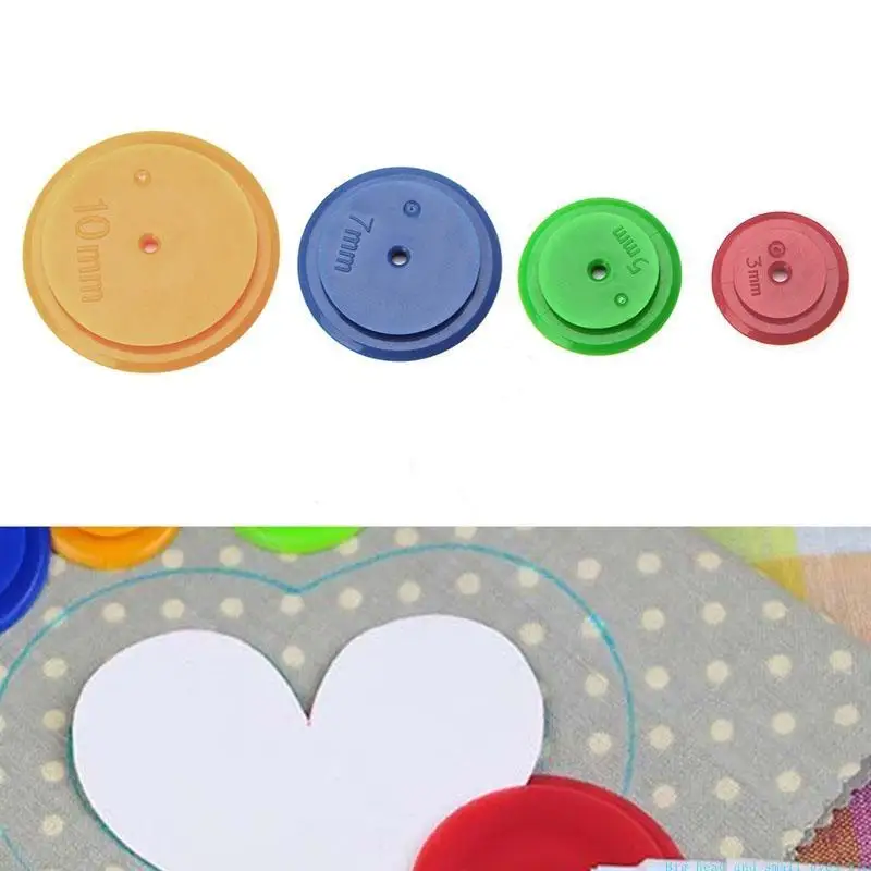 581C 4PCS Patchwork Parallel Wheel DIY Stright Line Tailor Sewing Scribing Tool