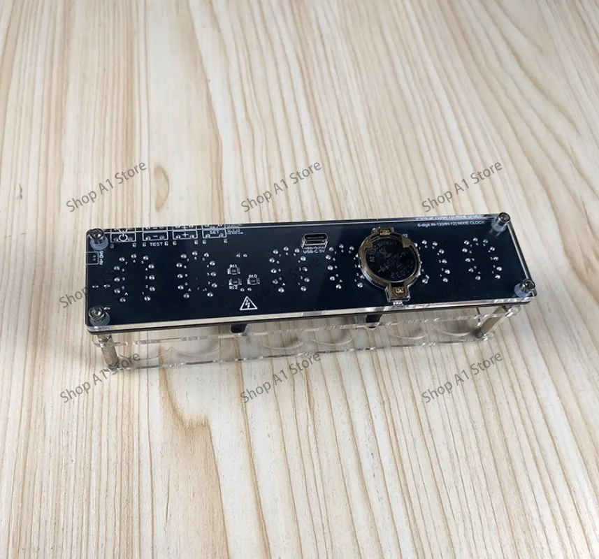 6-Bit IN-12 glow tube clock IN12 nixie clock