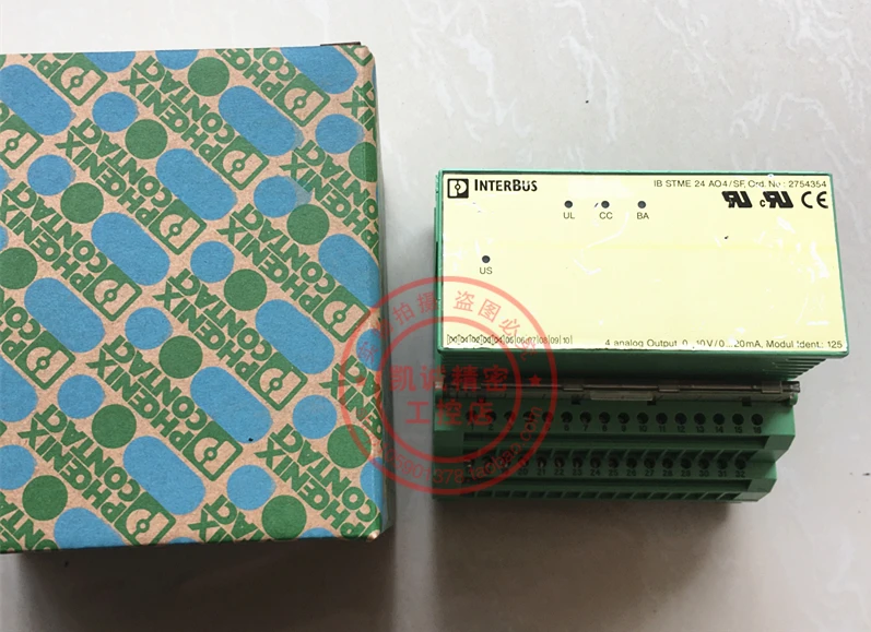 IBS STME 24 AO4/SF 2754354 Original Phoenix Electronic Module 2754312