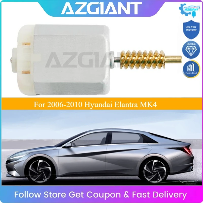 

AZGIANT Car Power Central Door Lock Actuator Inner Electric Motor for 2006-2010 Hyundai Elantra Brand New DIY Parts 81310-2H030