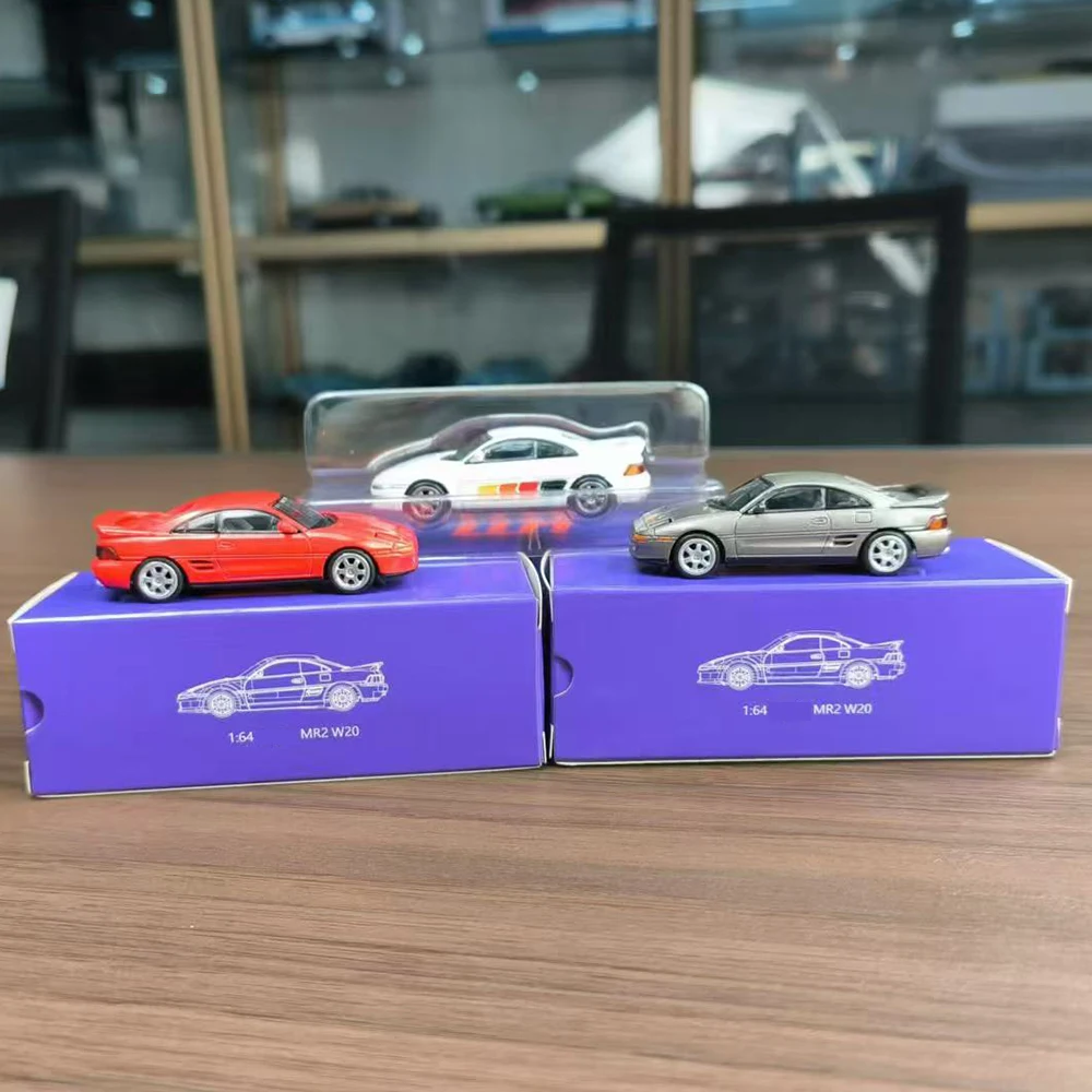 New Diecast Model Car 1/64 MR2 W20 Sports Car Alloy Simulation Small-scale Car Model Miniature Toy Collection Decoration Gift