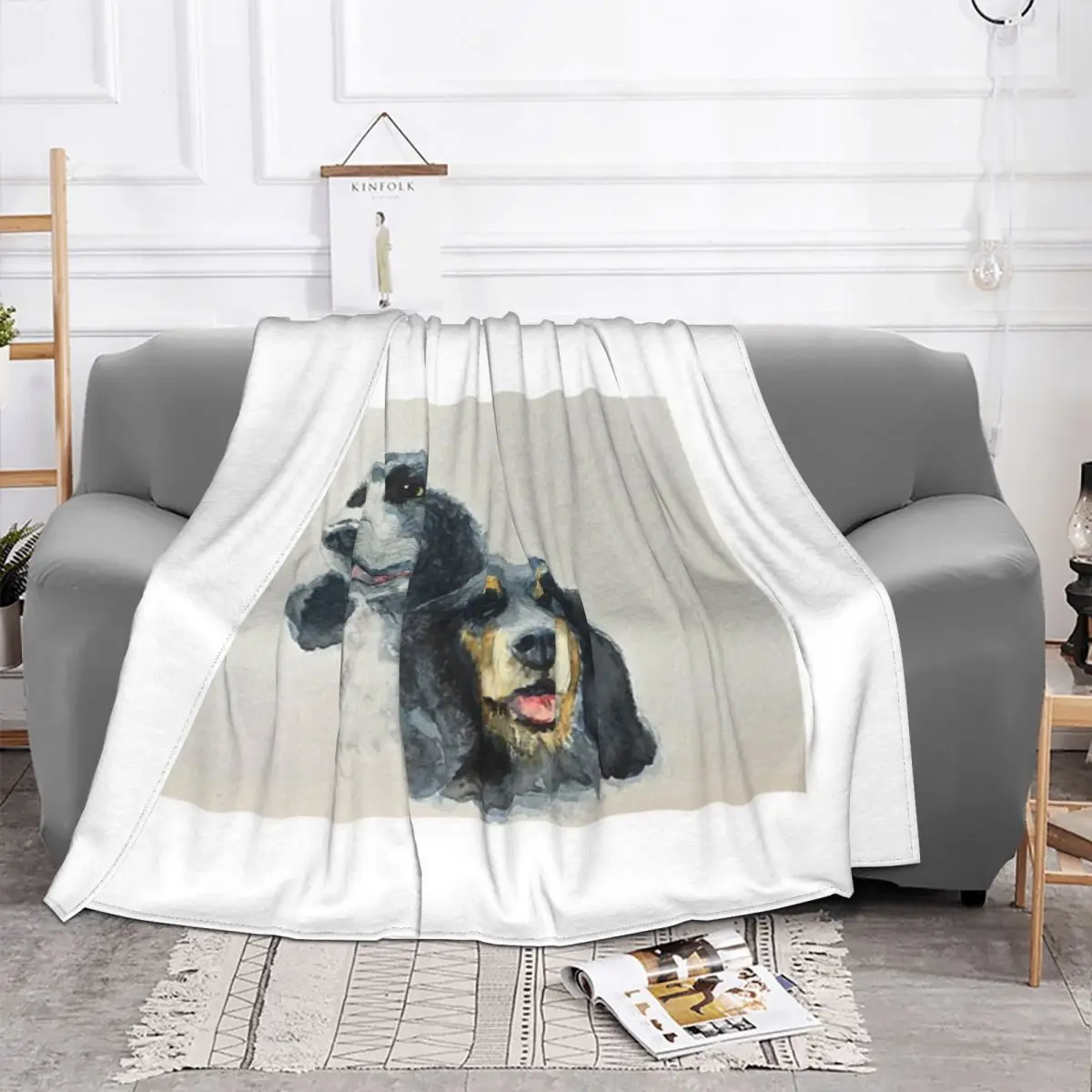 Lady And The Gentleman Plush Bed Blankets Couple Blankets Home And Decoration Throw Blanket