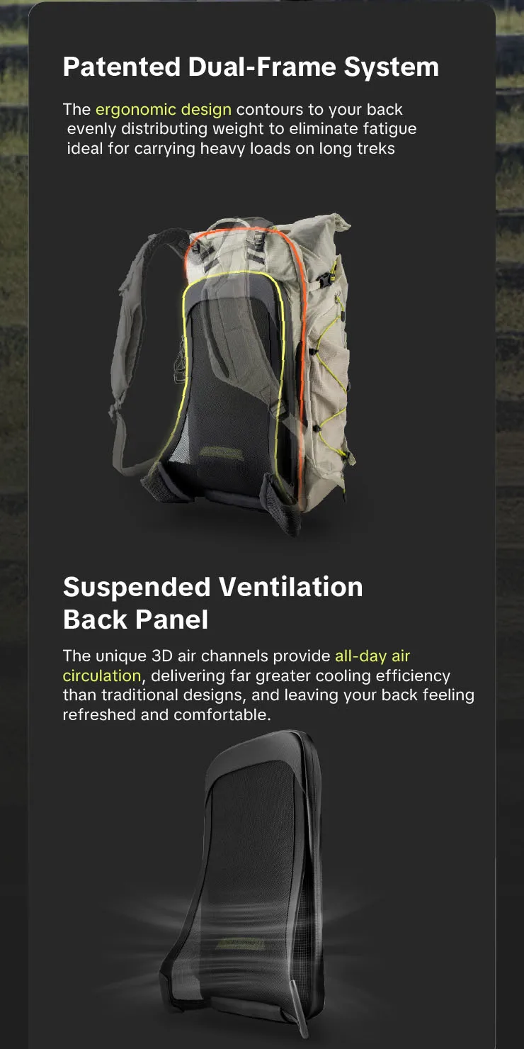 PGYTECH OnePro Ultraleichter Kamera-Rucksack Erweiterbare Kameratasche für Fotografen Outdoor-Reisen mit Regenschutz – Detail 5