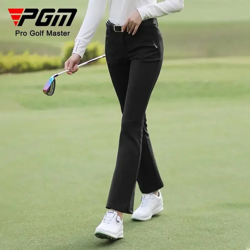 PGM Golf Pants Women's Autumn and Winter Multicolor Slim Fit Long Pants Soft Elastic Casual Versatile