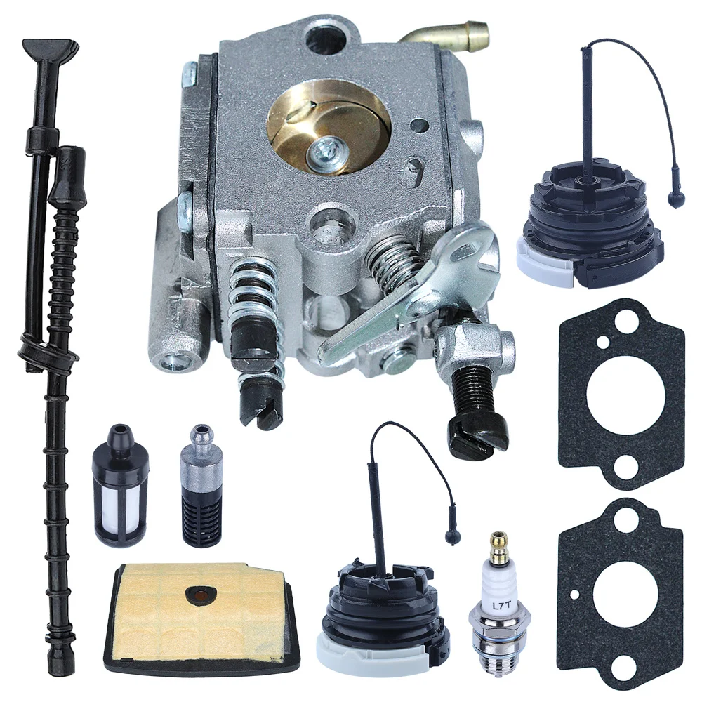 Carburateur avec filtre à air et tuyau de carburant, pour tronçonneuse Stihl MS200 MS200T 020T 020